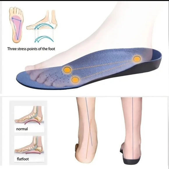 Orthopedic shoe cushion sport insole inserts approx EU 41-43 US 8.5-10 orthotic - Picture 8 of 11